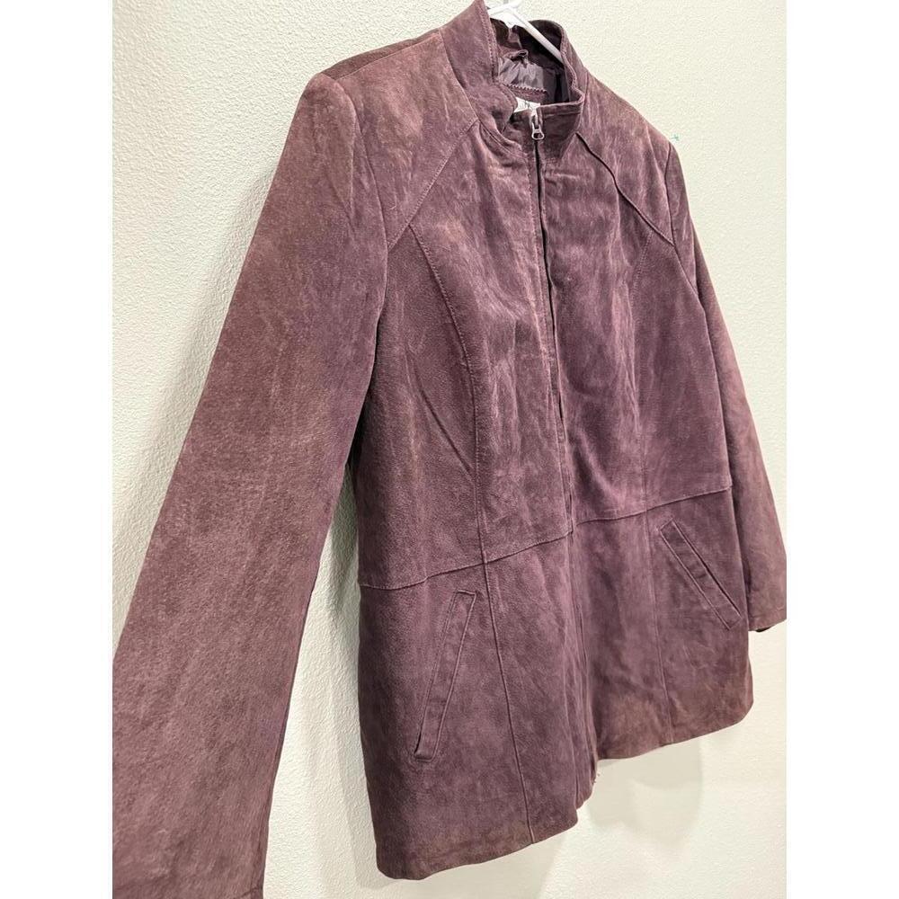Damart Authentic Suede Zip Up Jacket, UK 18 - Picture 3 of 5